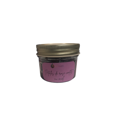 Pétales de rose confits au miel Pétales de rose confits au miel